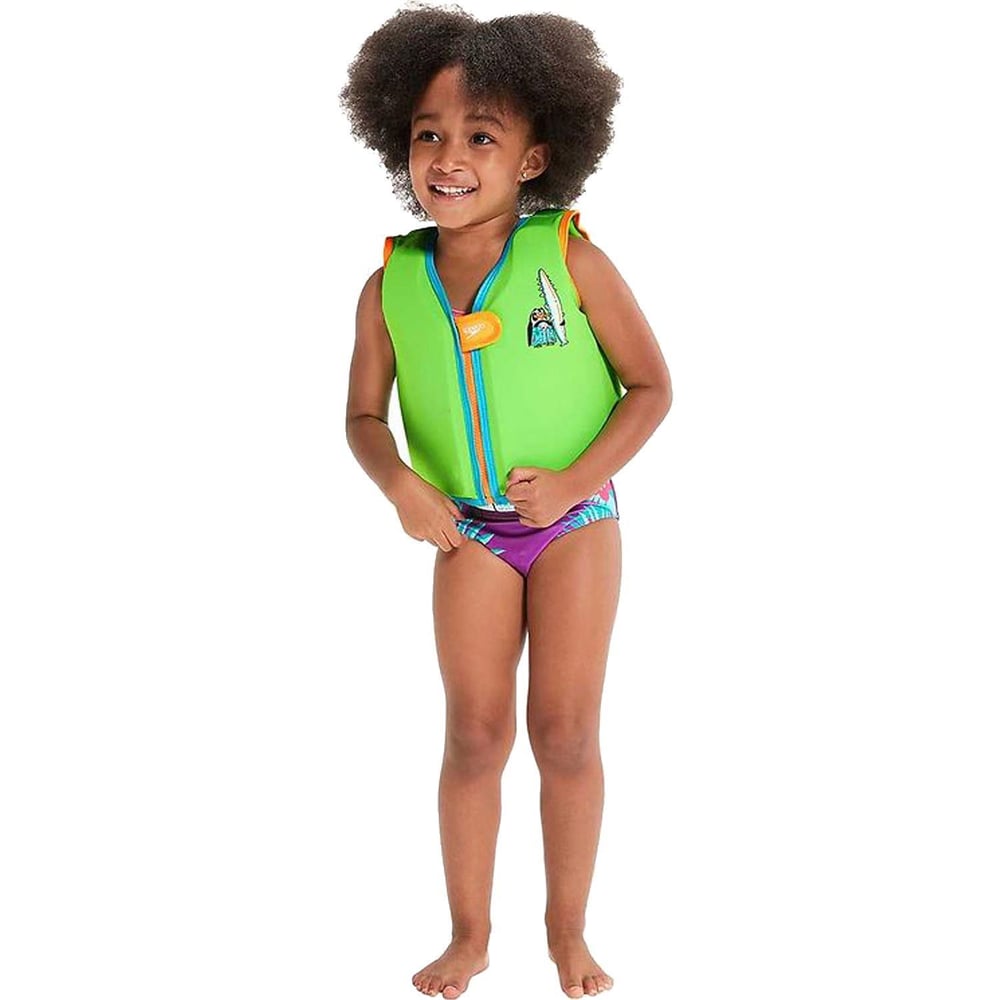 Speedo Printed Float Çocuk Can Yeleği - Yeşil