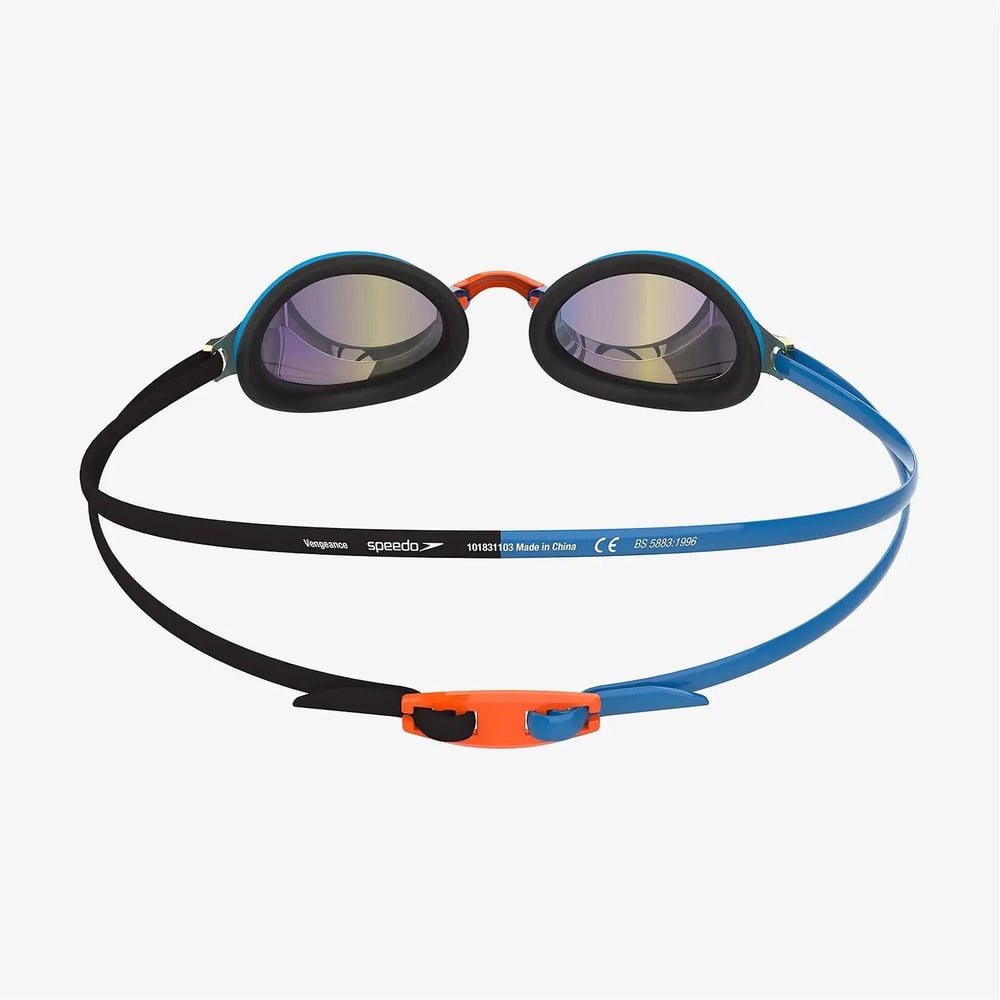 Speedo Vengeance Mirror Yüzücü Gözlüğü Siyah/Mavi