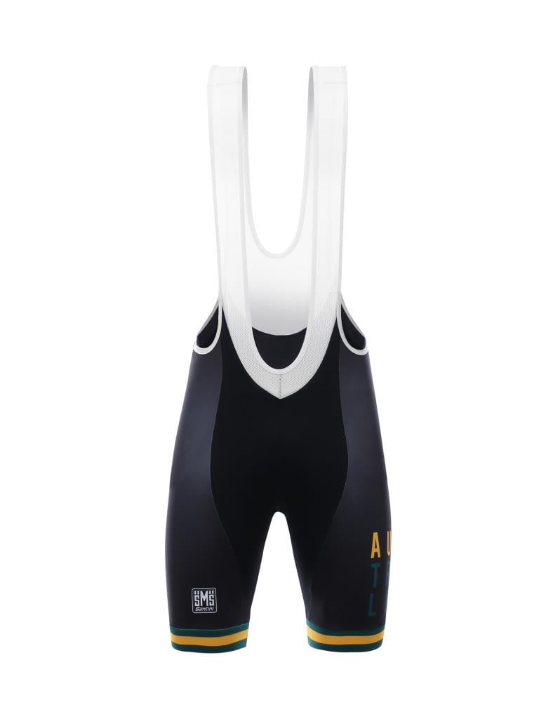 Santini Australia National Team Official Erkek Askılı Bisiklet Taytı RE1075MAX7AS