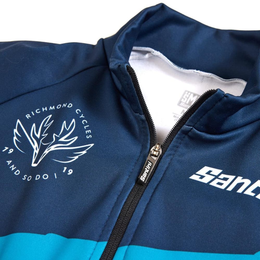 Santini Deep Winter Termal Erkek Kışlık Bisiklet Forması Richmond Cycles 9C216075DEEP