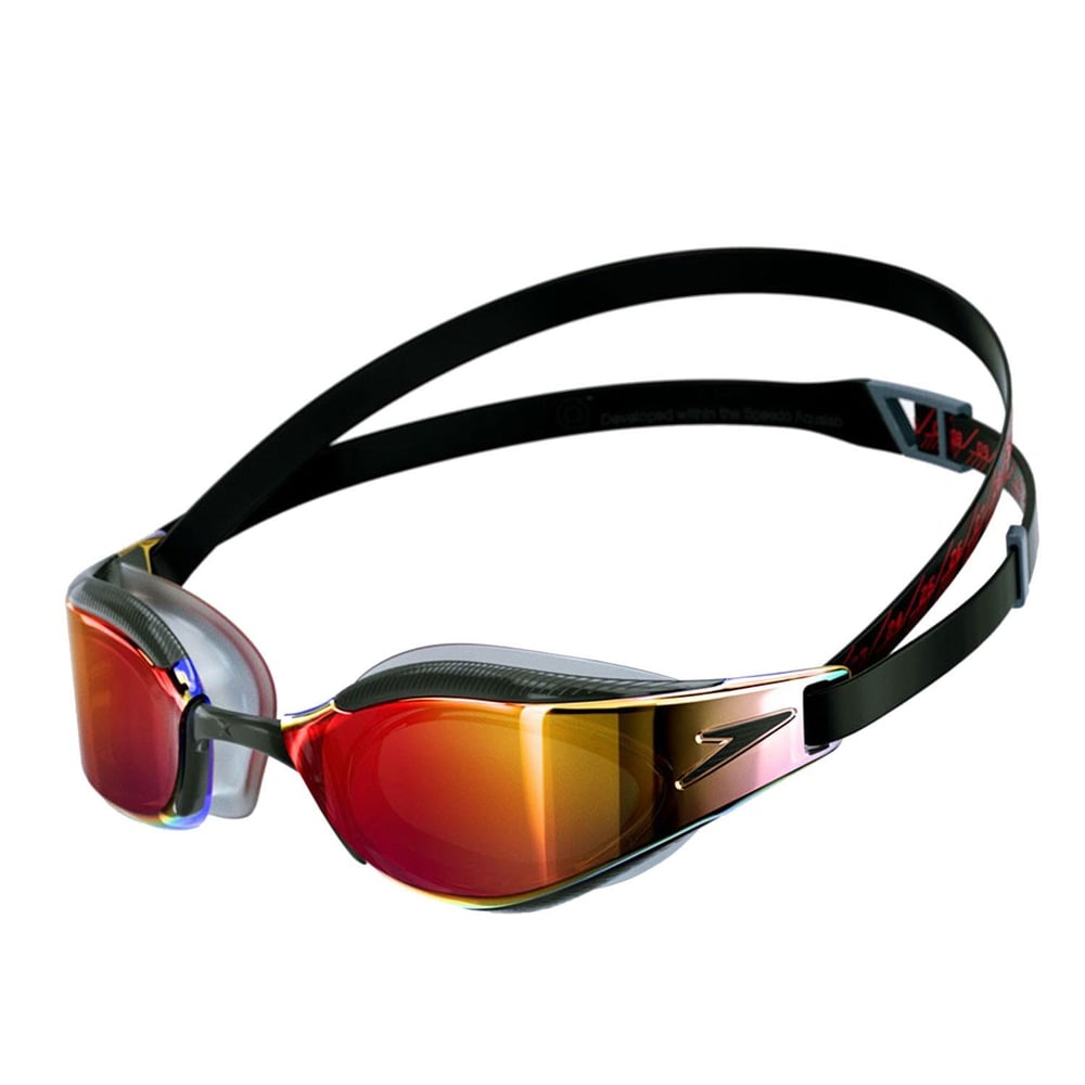 Speedo Fastskin Hyper Elite Mir Au Blk/gold Unisex Siyah Yüzücü Gözlüğü
