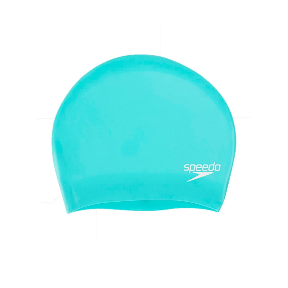 Speedo Long Hair Cap Au Green Unisex Yeşil Yüzücü Bonesi