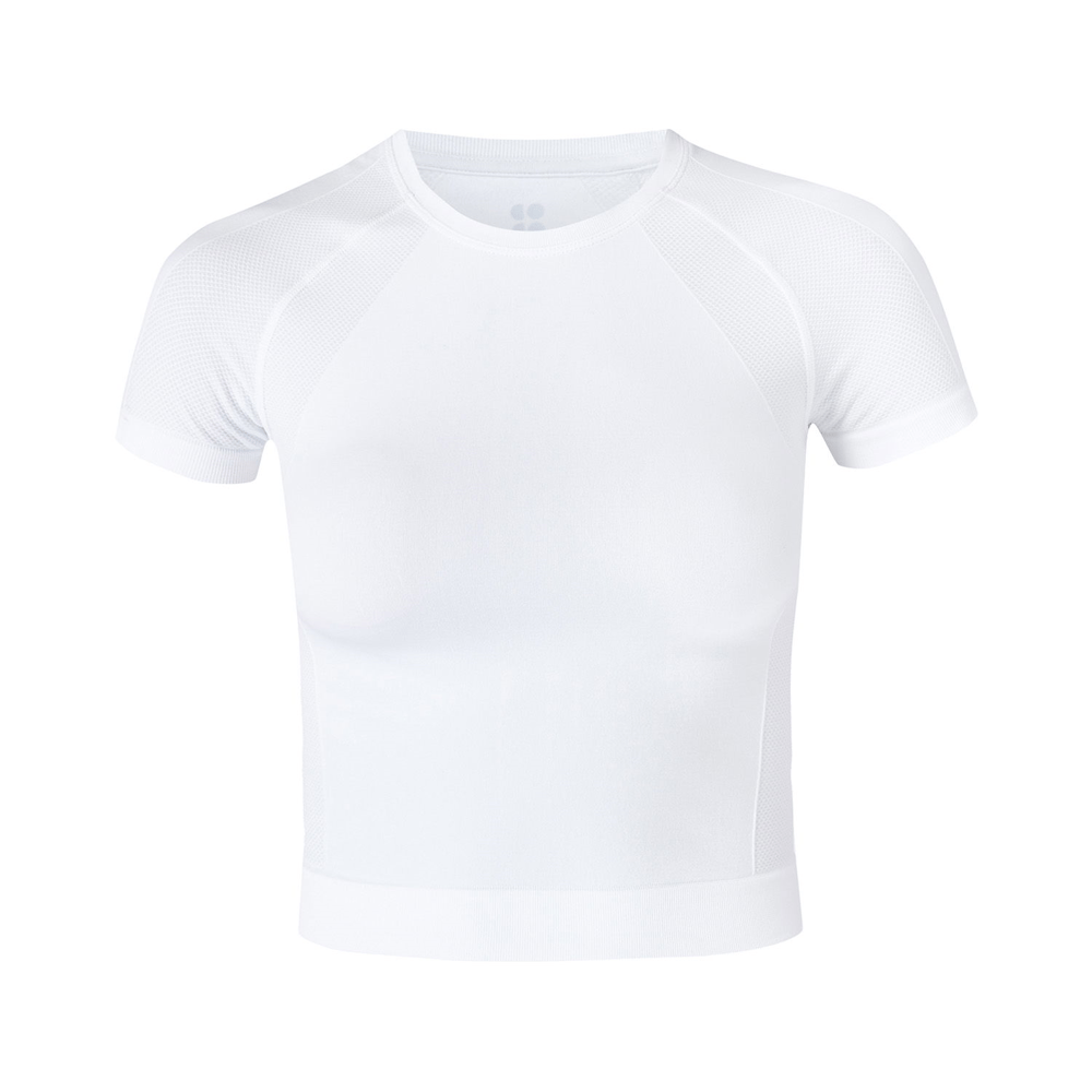 Sweaty Betty Athlete Crop Seamless Workout Kadın Koşu Atleti