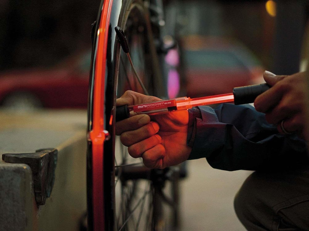 Topeak İkaz Lambalı Mini El Pompası