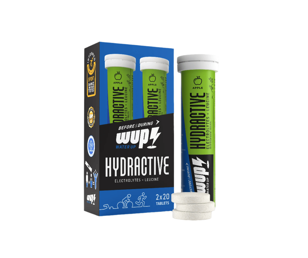WUP Hydractive Elektrolit ve Lösinli Efervesan Tablet Elmalı Kutu (2x20 Tablet)