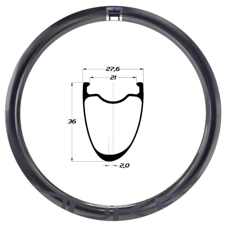 Duke Baccra Ultra SLR2 36 Karbon Yol Jant Çemberi
