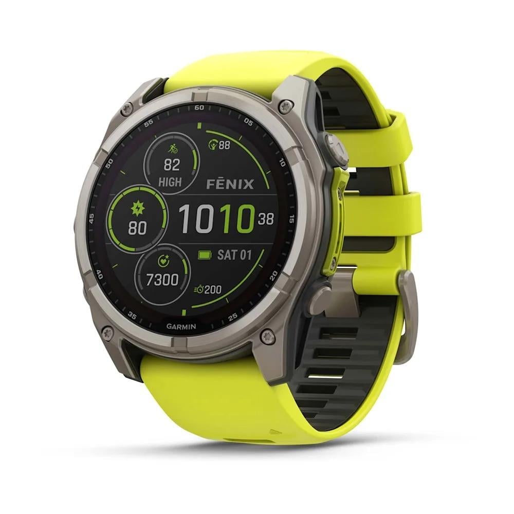 Garmin Fenix 8 - 51 mm Solar Sapphire - Titanyum GPS Akıllı Saat