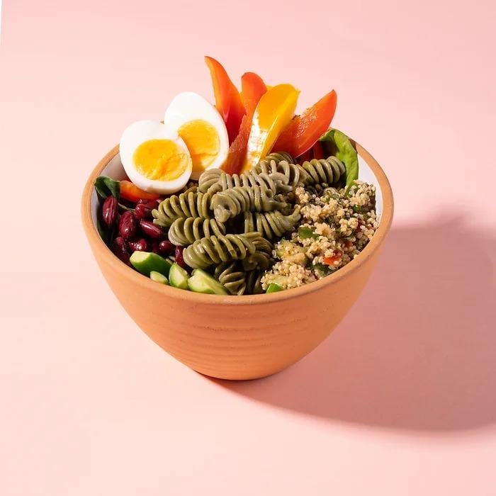 Ispanaklı Yeşil Mercimekli Burgu Makarna