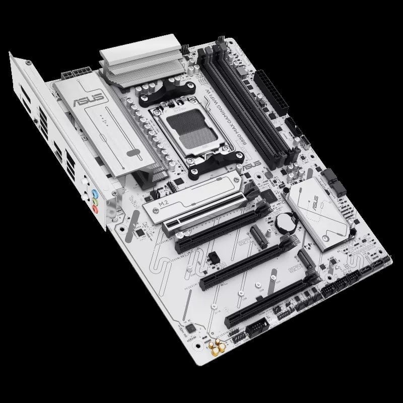 ASUS B850 MAX GAMING WIFI 7 AMD AM5 DDR5 ANAKART BEYAZ
