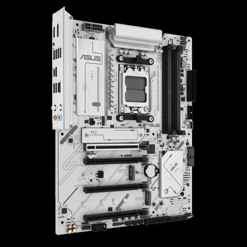 ASUS B850 MAX GAMING WIFI 7 AMD AM5 DDR5 ANAKART BEYAZ