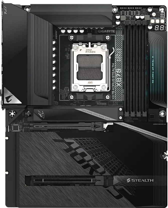 GIGABYTE X870 AORUS STEALTH DDR5 8000Mhz HDMI/DP ATX AM5