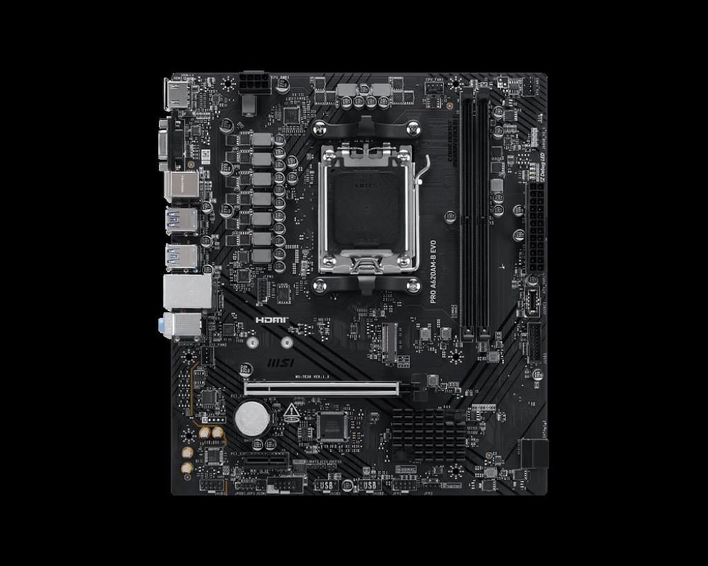 MSI PRO A620AM-B EVO AM5 DDR5 6800(OC) ANAKART