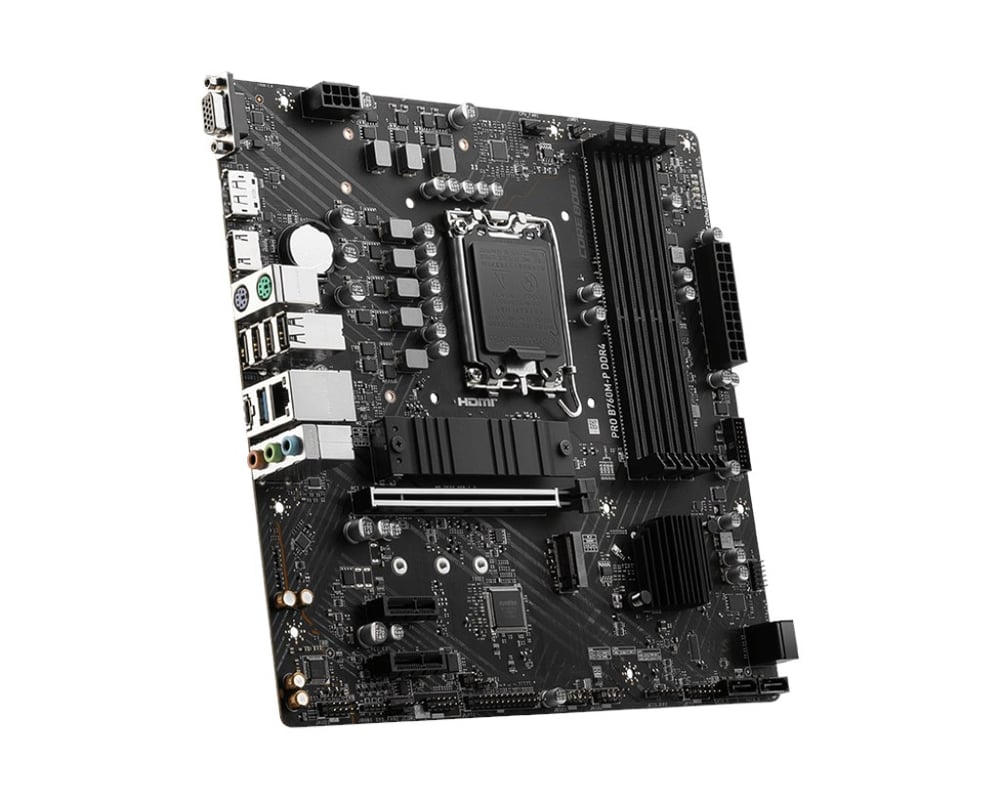 MSI PRO B760M-P DDR4 4800(OC) DDR4 HDMI DP M.2 ATX 1700p 