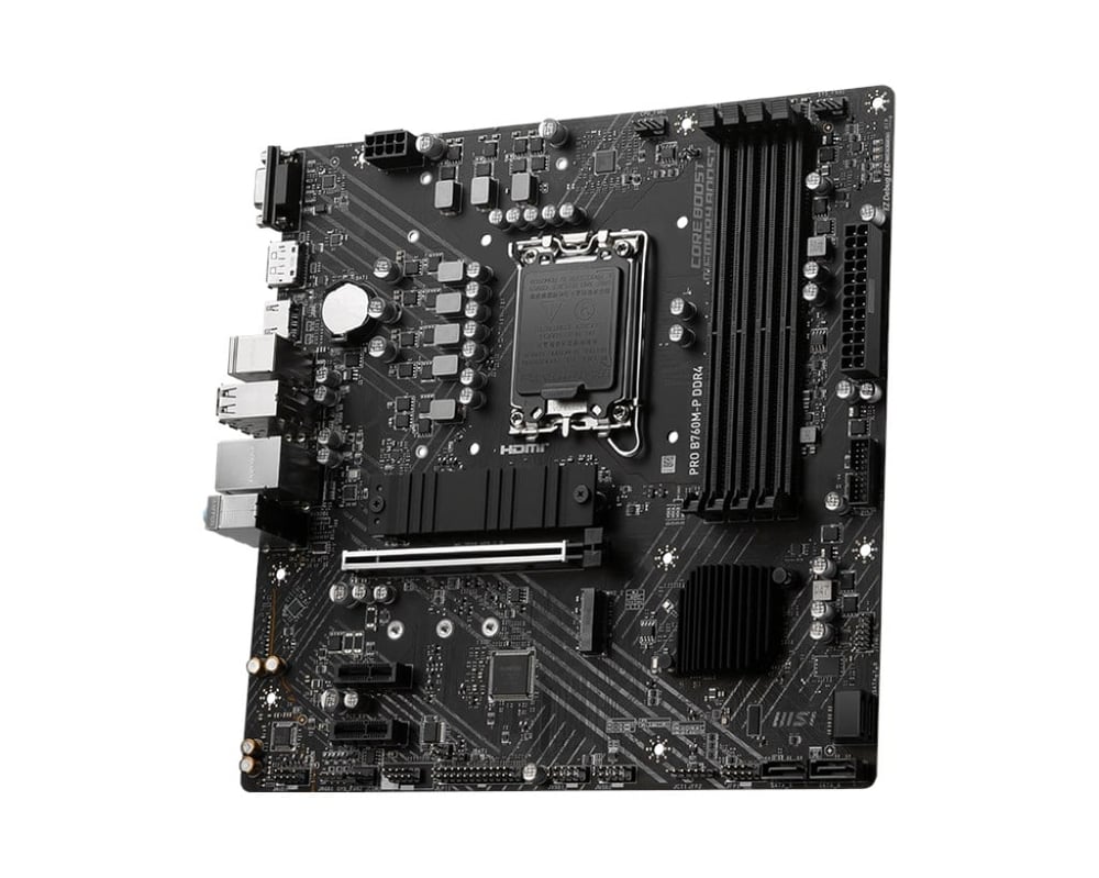 MSI PRO B760M-P DDR4 4800(OC) DDR4 HDMI DP M.2 ATX 1700p 