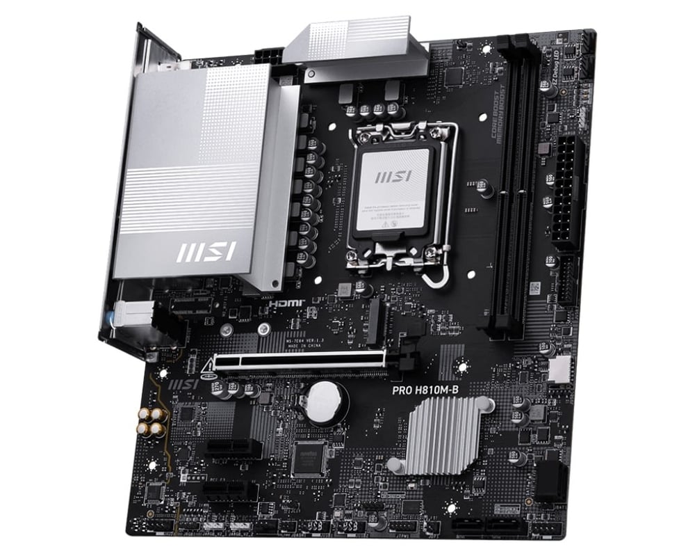 MSI PRO H810M-B DDR5 6400MHz (OC) M.2 mATX 1851P
