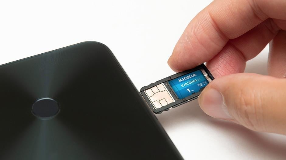 1TB KIOXIA EXCERIA G2 MICRO SDXC U3 V30 4K 100 MB/s LMEX2L001TG2