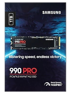 1TB SAMSUNG 990 PRO 7450/6900MB/s M.2 NVMe MZ-V9P1T0BW (Resmi Distribütör Garantili)