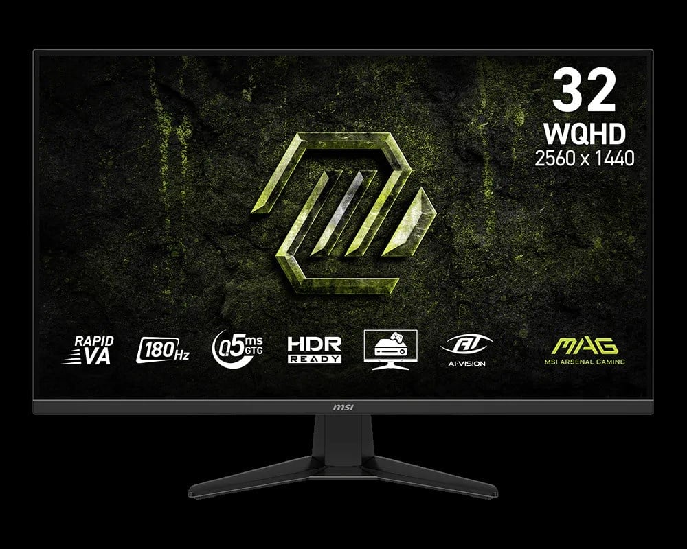 31.5 MSI MAG 325QF E18V 2560X1440 GAMING MONITOR