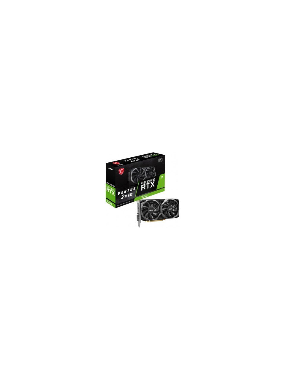 MSI GeForce RTX 3050 Ventus 2X XS 8G OC 8GB GDDR6 128 Bit Ekran Kartı
