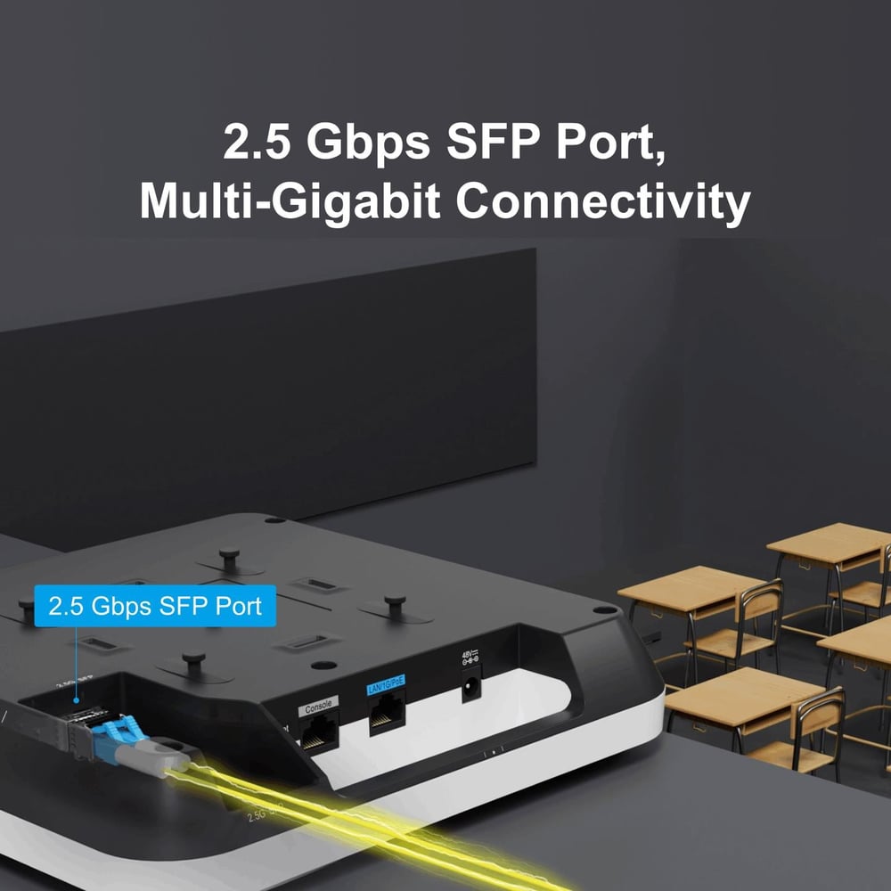 RUIJIE-REYEE RG-AP820-L V3 2 PORT 2.4+5GHZ POE ACCESS POİNT