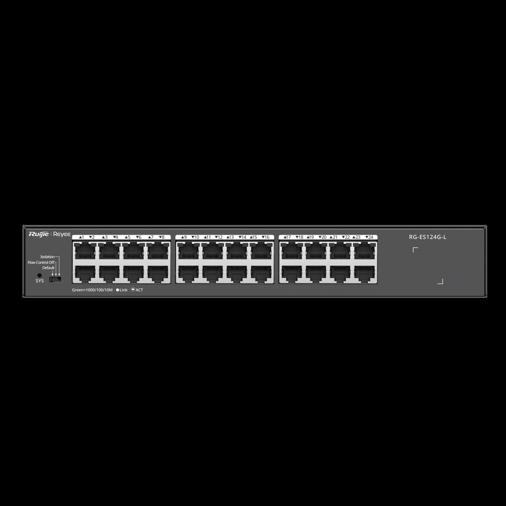 RUİJİE-REYEE RG-ES124G-L 24XGE F.GIGABİT NETWORK SWİTCH
