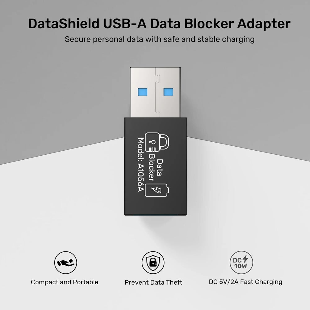 UNITEK DATASHIELD USB-A VERI ENGELLEYICI ADAPTOR (A1056ABK01)