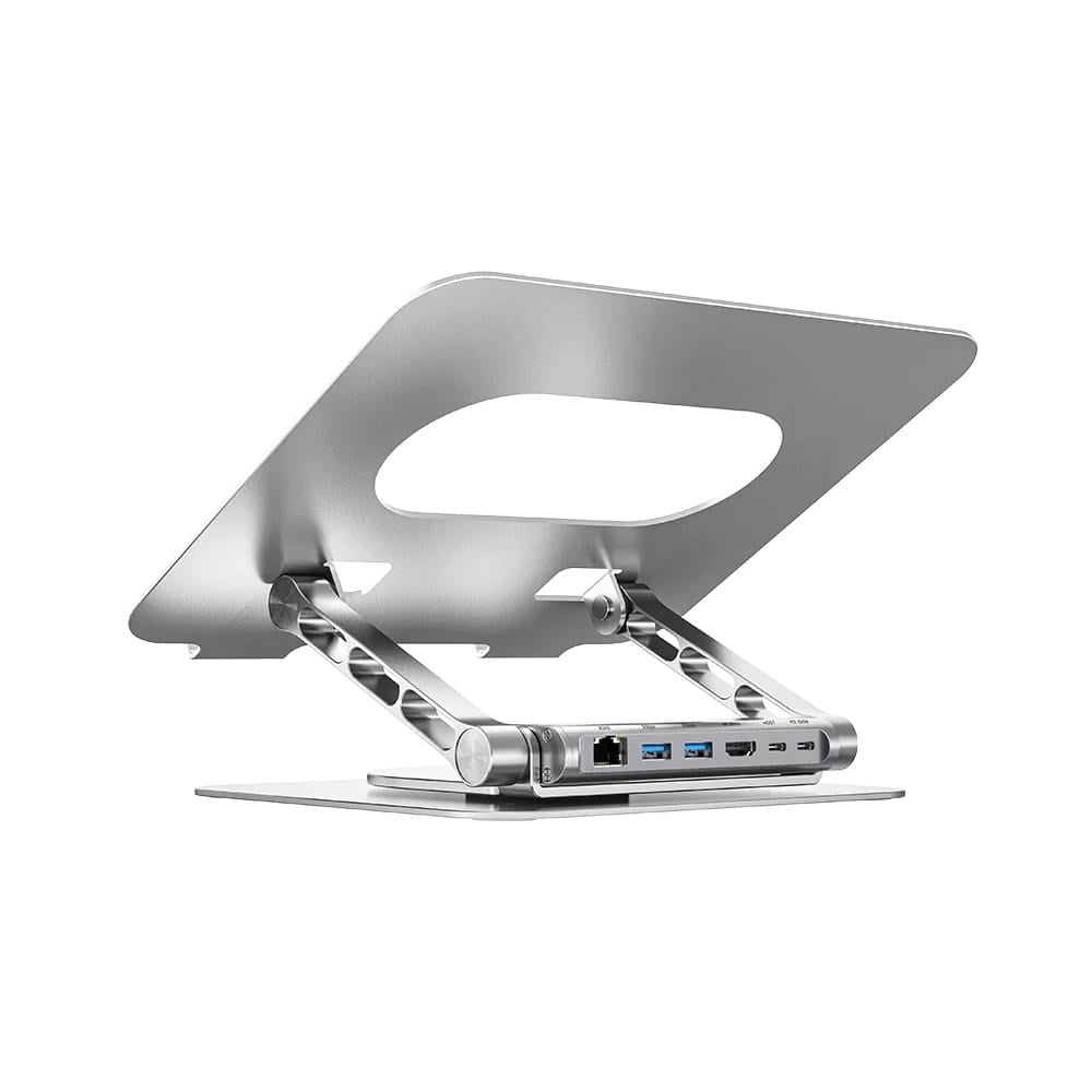 UNITEK 360D METAL 15.6” NOTEBOOK STAND VE 5 I 1 ARADA DOCKING STATION  (D1109B)