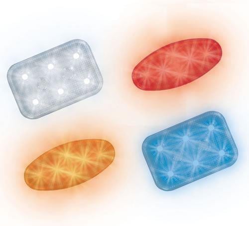 12V 6 LEDLİ ELIPS AYDINLATMA SARI