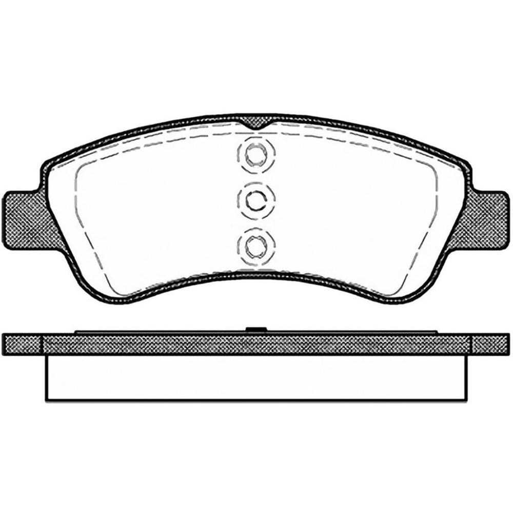 ON FREN DISK BALATA WVA 23599 23954 (OPEL:CROSSLAND X  14- PEUGEOT : 207 - 107 1.4 16V-1.4 HDI 02/06-- )