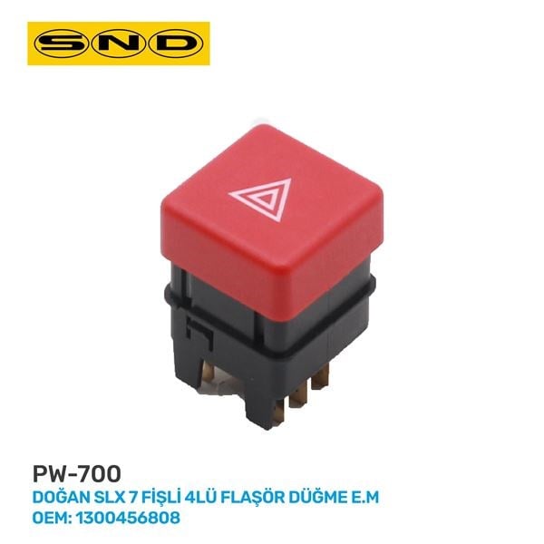 7 FİŞLİ 4LÜ FLAŞÖR DÜĞME E.M DOĞAN SLX 7 OEM: 1300456808