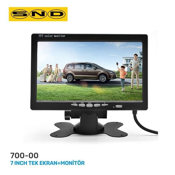 7 INCH TEK EKRAN+MONİTÖR