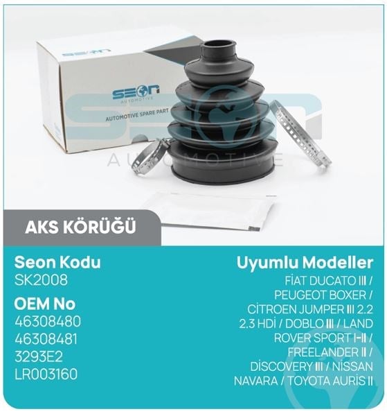 AKS KÖRÜĞÜ DIŞ FİAT DUCATO III PEUGEOT BOXER CİTRO EN JUMPER III 2.2 2.3 HDİ DOBLO III LAND ROVER SPORT I-II FREELANDER II DİSCOVERY III NİSSAN NAVARA TOYOTA AURİS II