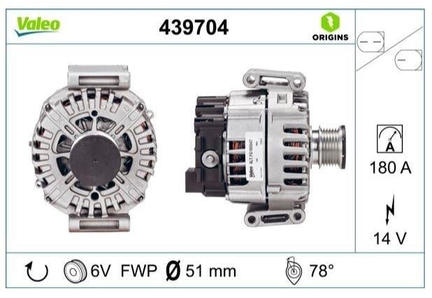 ALTERNATÖR MERCEDES E OM651 MOT.
