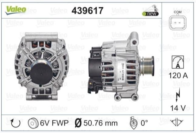 ALTERNATÖR MINI COOPER CITROEN C3/C4/C5