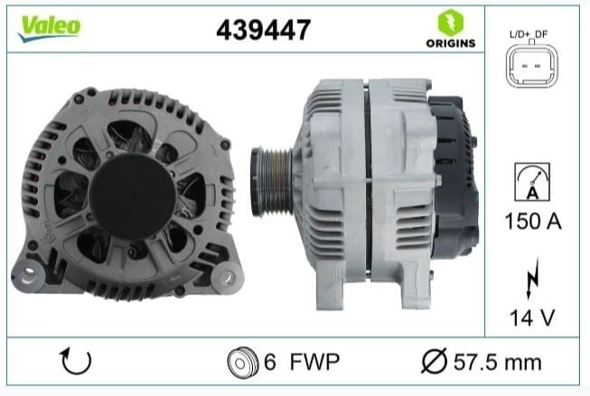 ALTERNATÖR PEUGEOT 206/307