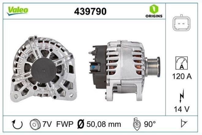 ALTERNATÖR RENAULT MEGANE III CLIO IV CAPTUR MEGANE CC