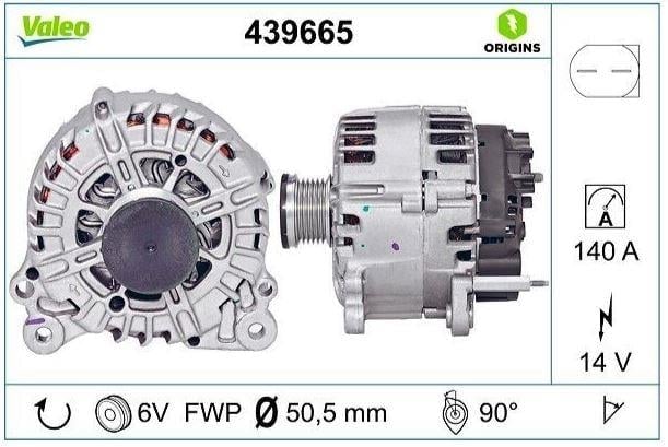 ALTERNATÖR VW GOLF 1.4TSI TG14C027