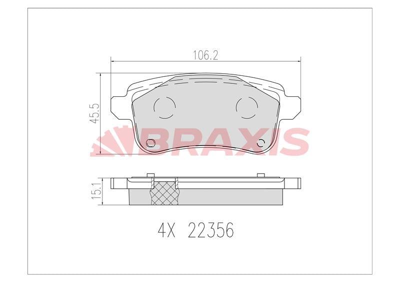 ARKA DISK BALATASI RENAULT MEGANE IV 2015> TALISMAN 2015>