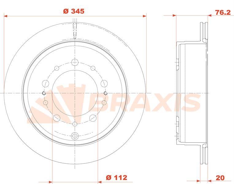 ARKA FREN AYNASI TOYOTA LAND CRUISER 08-> LX 07->