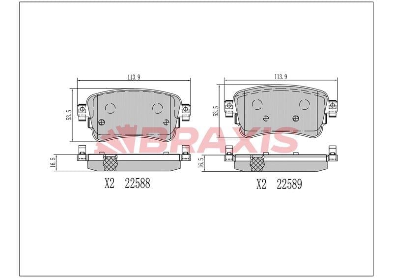 ARKA FREN BALATASI CITROEN JUMPER SPACETOURER EXPERT TRAVELLER PROACE 1.6 2.0HDI 16>