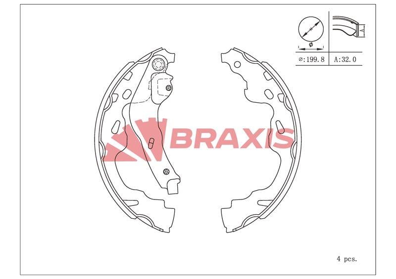 ARKA FREN BALATASI PABUC TOYOTA VERSO 04-09 YARIS 03-05 SPLASH 08-> SUZUKI SWIFT III 06-> CITROEN C1 04-> AGILA 10-> PEUGEOT 107 05-> 108 14-> RITZ 09-> IRIZ 14->
