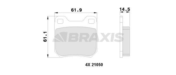ARKA FREN BALATASI VECTRA B (95 00) OMEGA A (86 94)