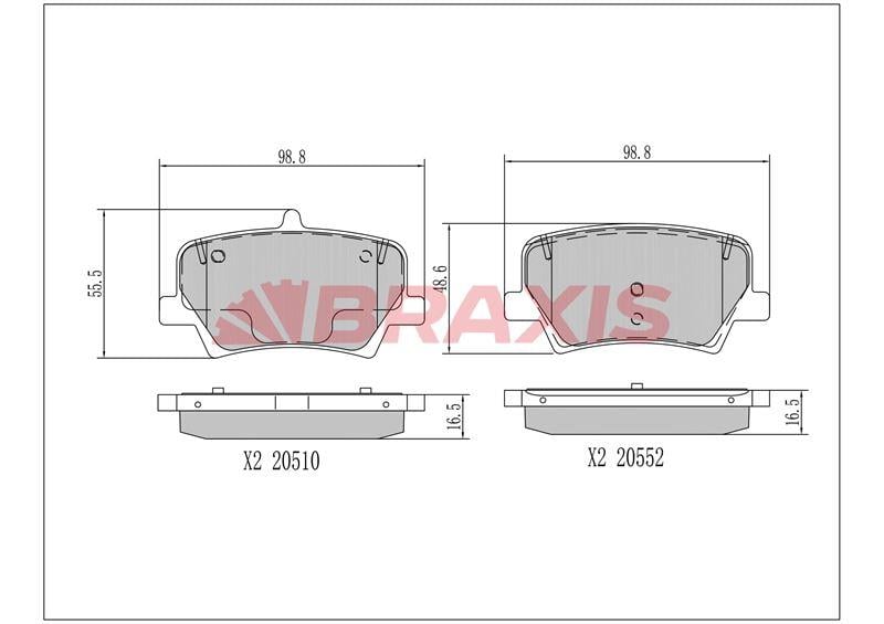 ARKA FREN BALATASI VOLVO XC40 17 >