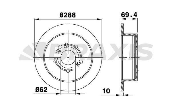 ARKA FREN DISK AYNASI LEXUS RX 300 350 400H