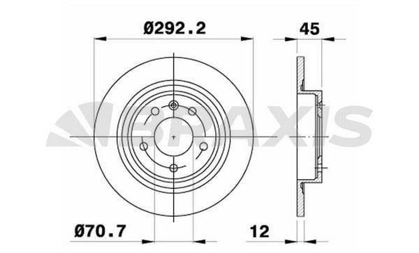 ARKA FREN DISK AYNASI OPEL ASTRA J CASCADA ZAFIRA