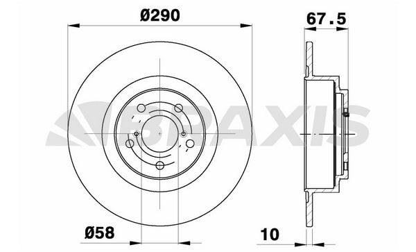 ARKA FREN DISK AYNASI SUBARU LEGACY 3 2.0I