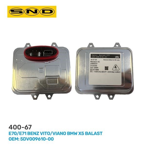 BALAST E70 E71 BENZ VITO VIANO BMW X5 OEM: 5DV009610 00