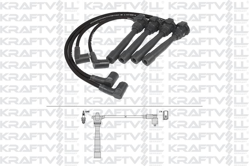 BUJI KABLO TAKIMI FIAT ALBEA PALIO BRAVA BRAVO PUNTO MAREA 1.2 16V 98> LANCIA Y 1.2 16V 00>