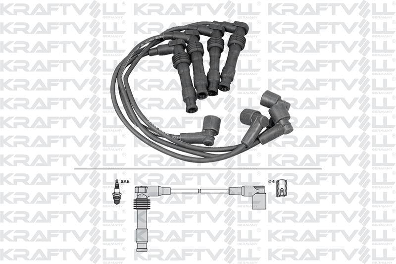 BUJI KABLO TAKIMI VECTRA B VECTRA B ASTRA F 1,8 / 2,0 16V 92>00 (SILIKON KABLO)