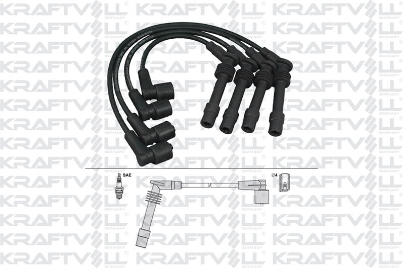 BUJI KABLOSU ASTRA F-COMBO-VECTRA A-VECTRA B 1,4/1,6 8V 92>01 (SILIKON KABLO)